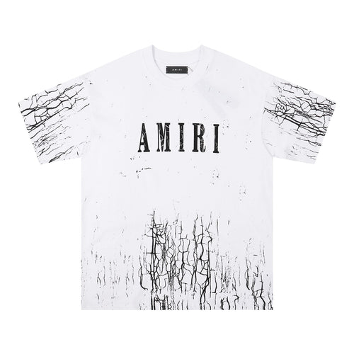 AMIRI Distressed Crackle Graphic T-Shirt ¡ª front