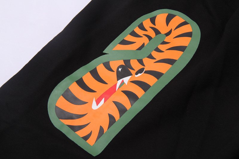 BAPE Shark Graphic Black Shorts ¡ª detail