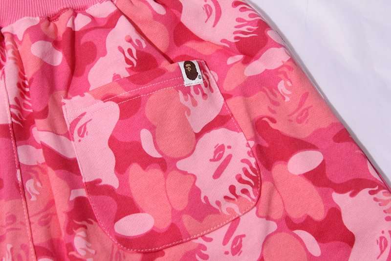 BAPE Camouflage Drawstring Shorts ¡ª detail
