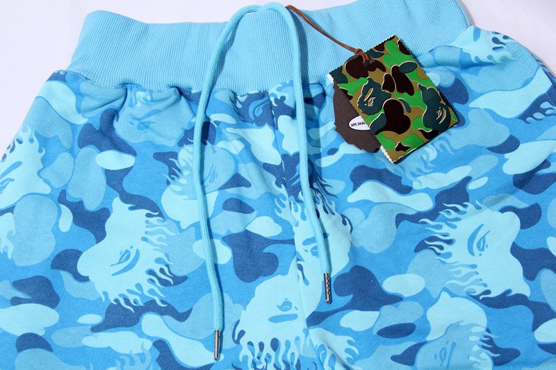 BAPE Camouflage Drawstring Shorts ¡ª detail