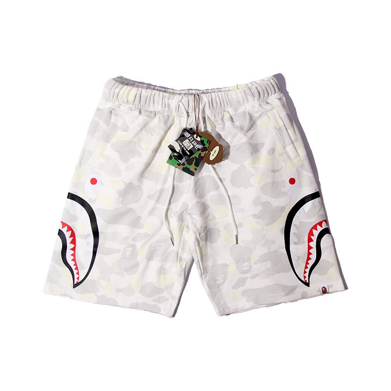 BAPE Shark Camo Glow-in-the-Dark Shorts ¡ª front