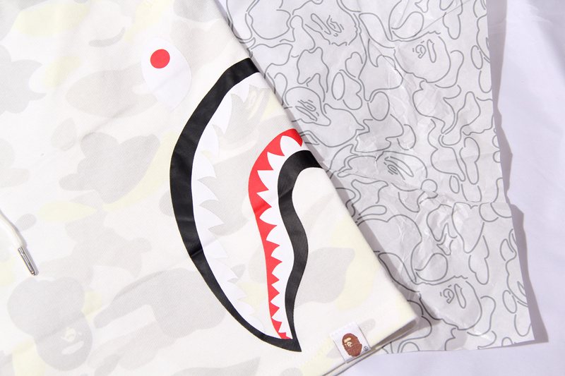 BAPE Shark Camo Glow-in-the-Dark Shorts ¡ª detail