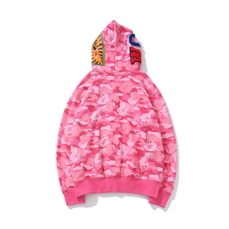 BAPE WGM Shark Camo Full-Zip Hoodie ¡ª back