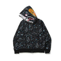 BAPE GM Shark Tiger Camo Zip Hoodie ¡ª front