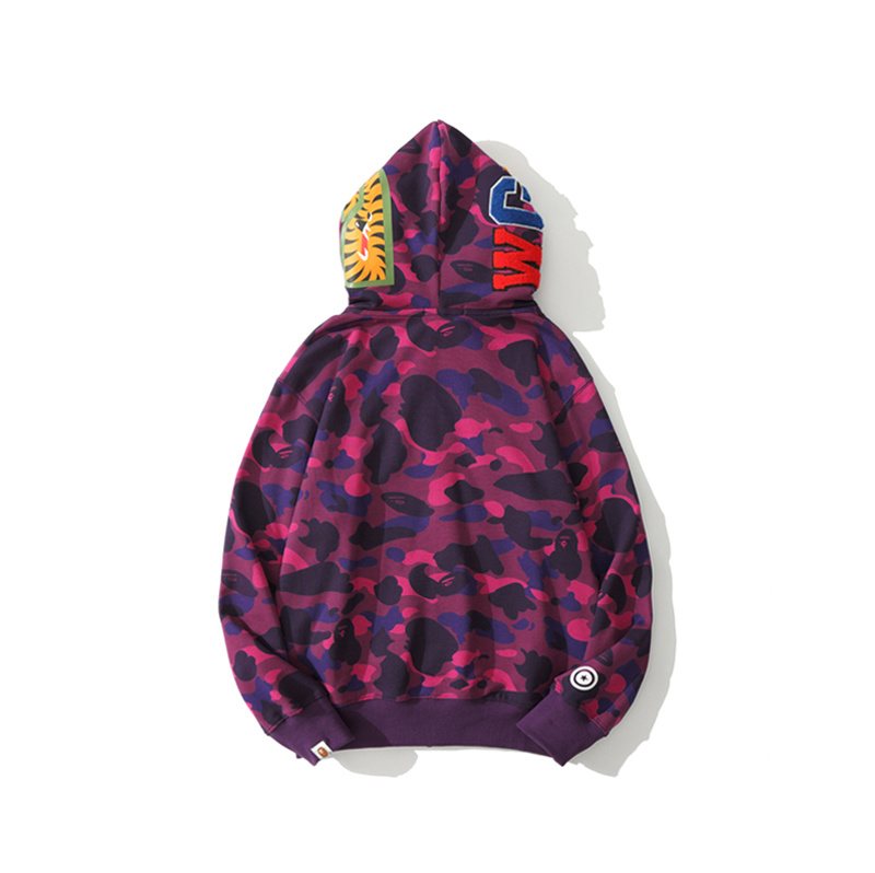 BAPE Shark Camo Full-Zip Hoodie ¡ª back