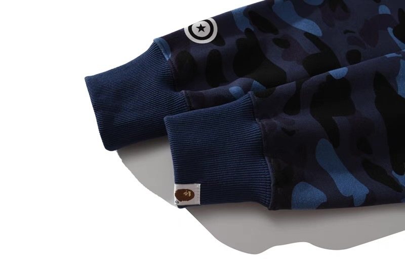 BAPE Shark Camo Full-Zip Hoodie ¡ª detail