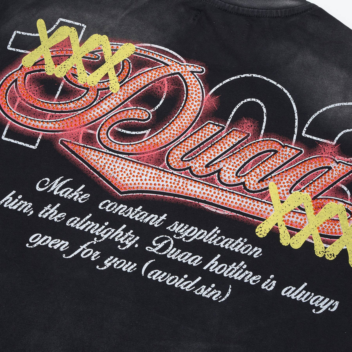 DUAA Risk Graphic Short-Sleeve T-Shirt ¡ª detail