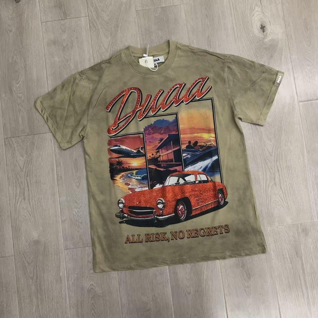 DUAA All Risk Car Graphic T-Shirt ¡ª front