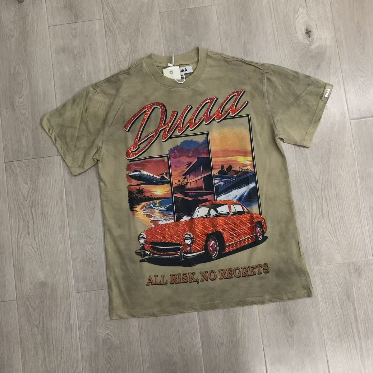 DUAA All Risk Car Graphic T-Shirt ¡ª front