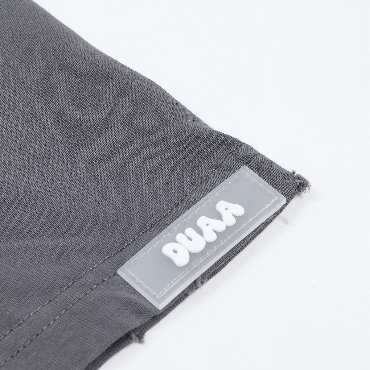 DUAA Washed Rhinestone Distressed Graphic T-Shirt ¡ª detail