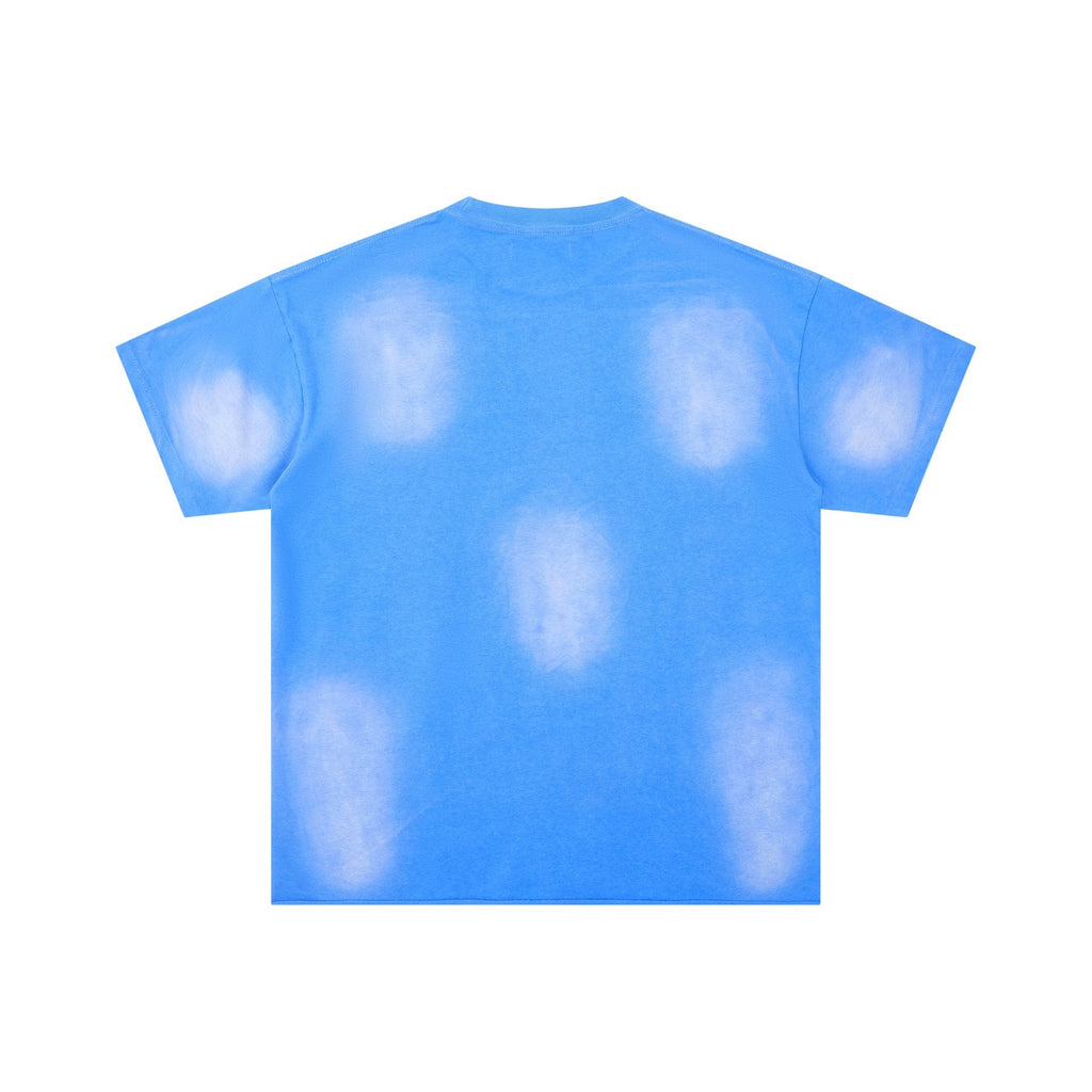 DUAA Blue Graphic Short-Sleeve T-Shirt ¡ª back