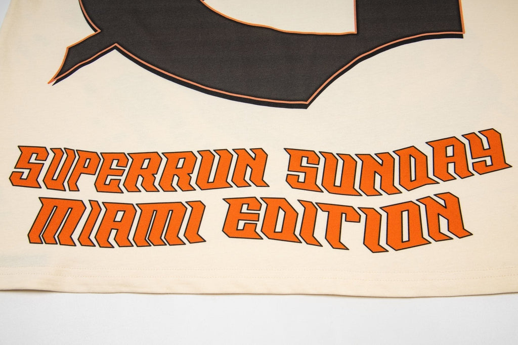 Godspeed Cream Car Graphic Short-Sleeve T-Shirt ¡ª detail