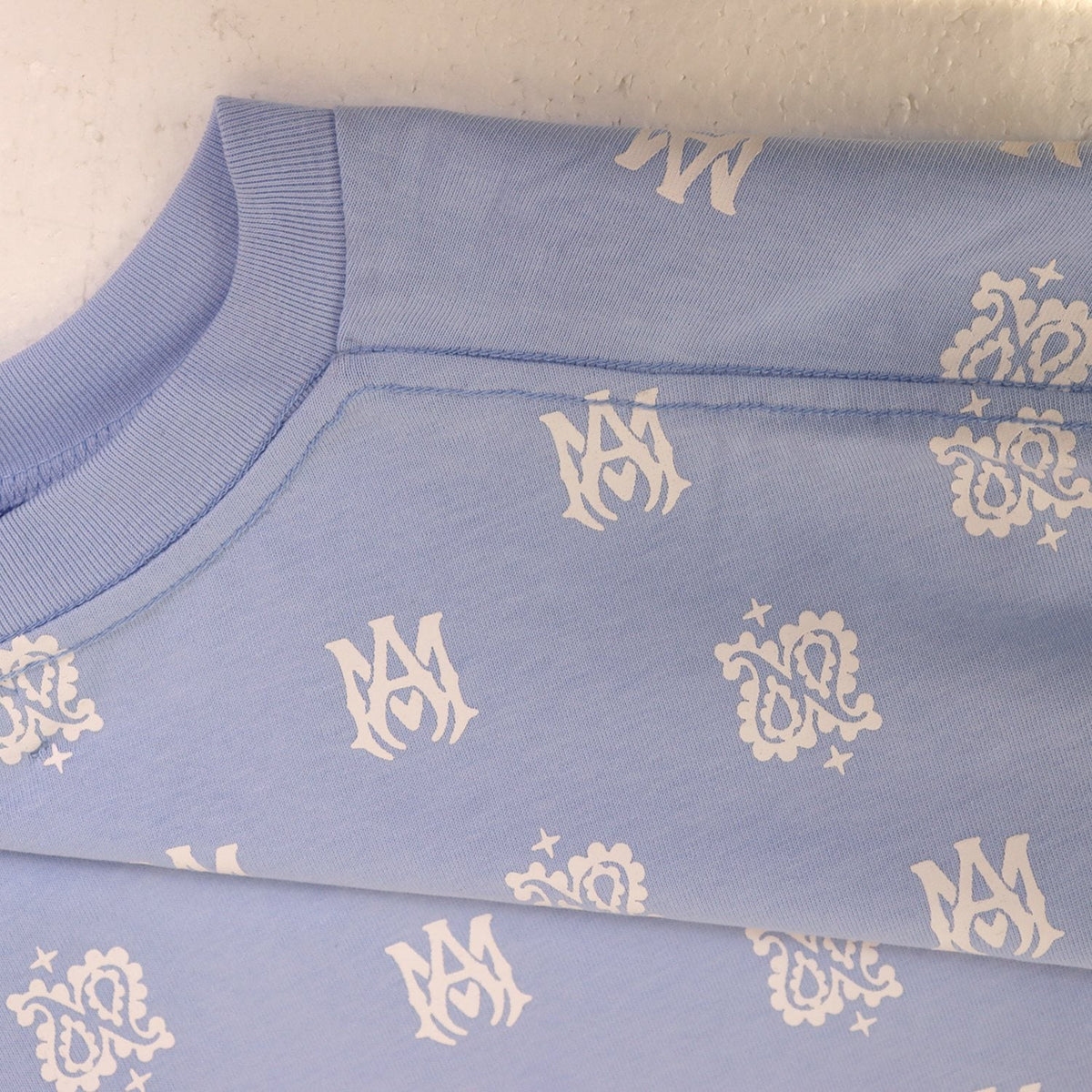 AMIRI Ornamental All-Over Graphic Short-Sleeve T-Shirt ¡ª detail