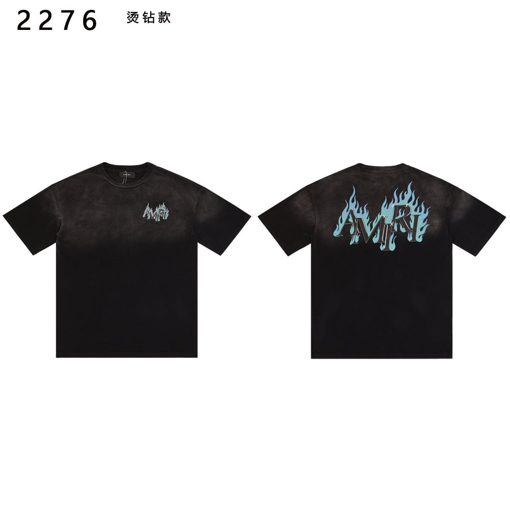 AMIRI Flame Rhinestone Graphic T-Shirt ¡ª hero
