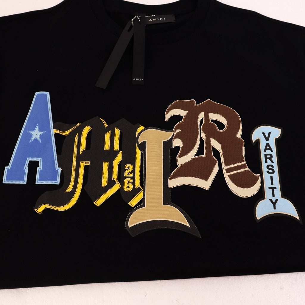 AMIRI Varsity Letter Graphic Short-Sleeve T-Shirt ¡ª front