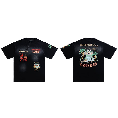 AMIRI Crystal Sinners Graphic T-Shirt ¡ª hero