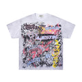MAJESTIK Distressed Rhinestone Graphic T-Shirt ¡ª hero