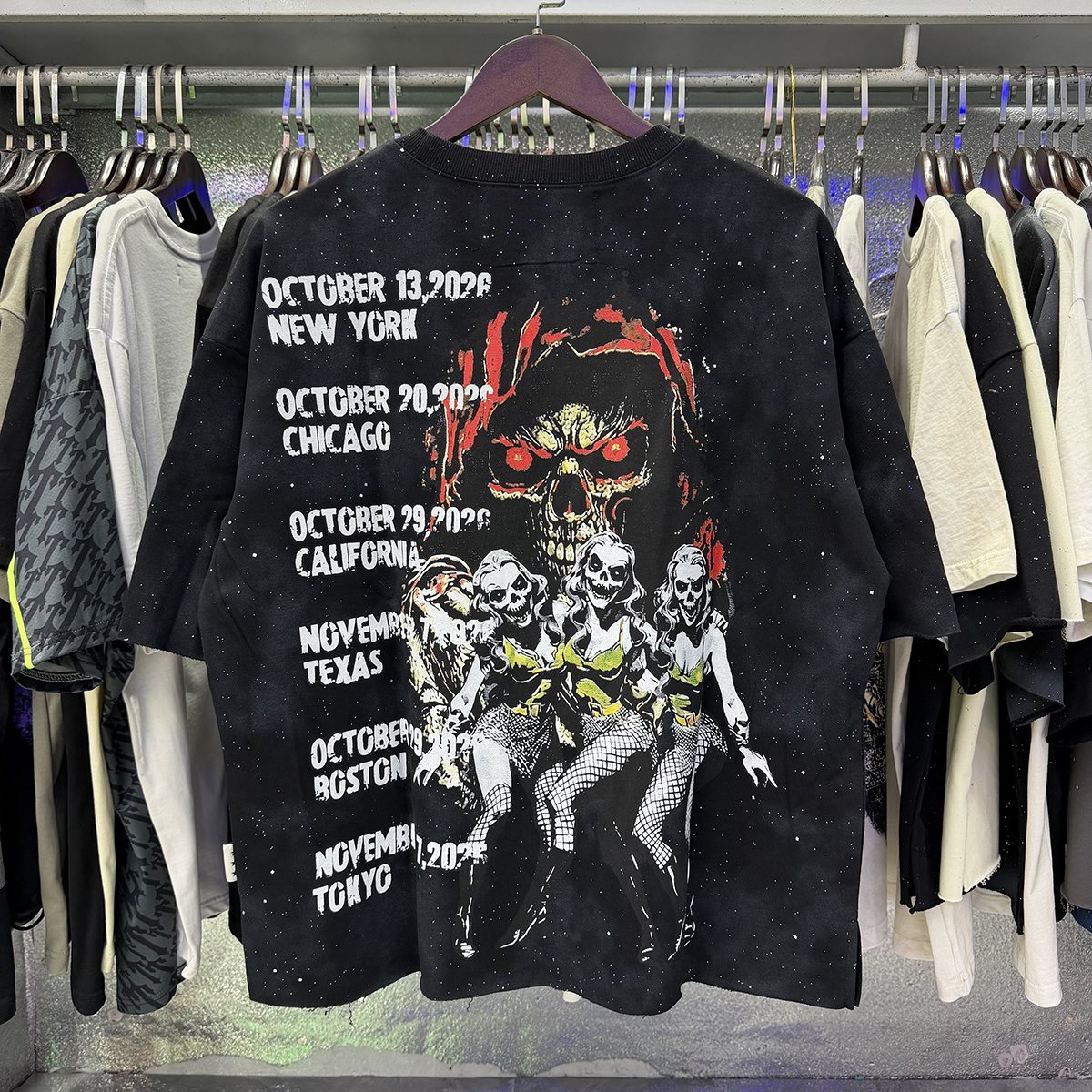 BKYS Revival Hellfest Speckle Graphic T-Shirt ¡ª context