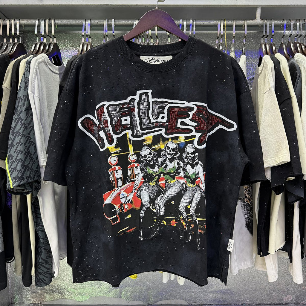 BKYS Revival Hellfest Speckle Graphic T-Shirt ¡ª context