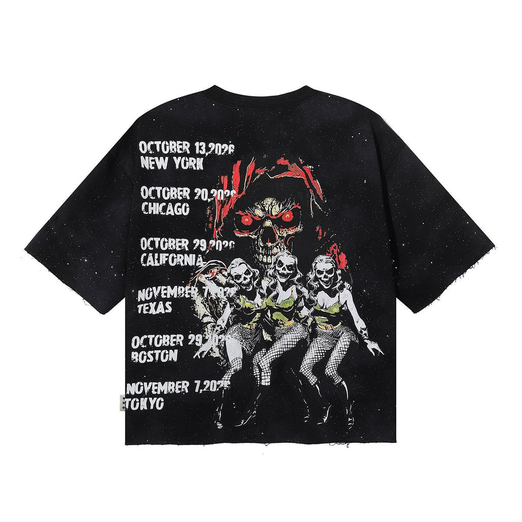 BKYS Revival Hellfest Speckle Graphic T-Shirt ¡ª back