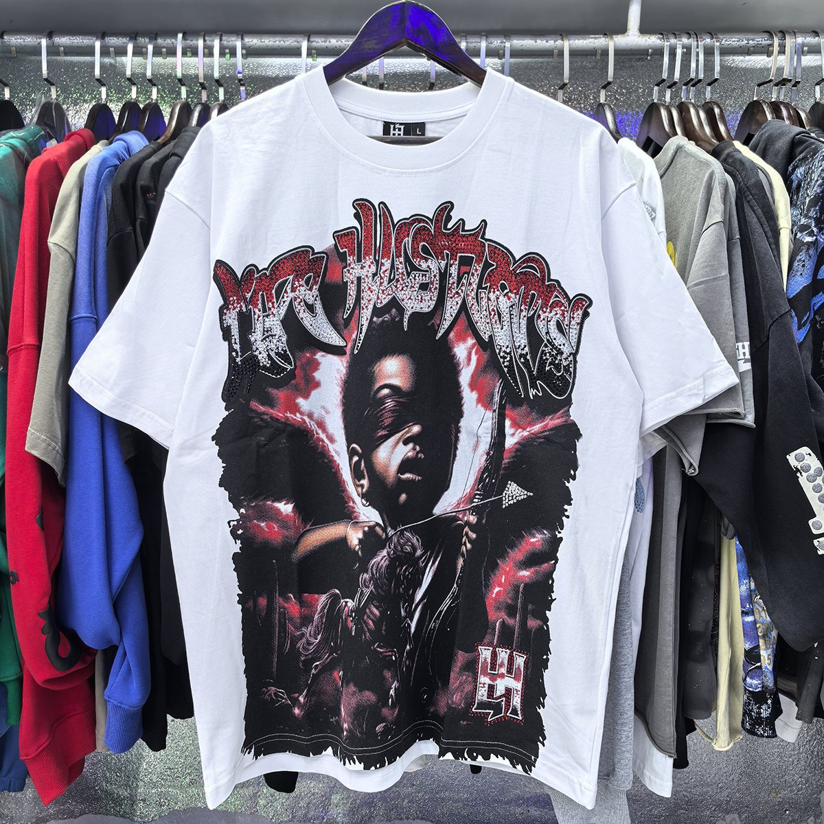 Life Hustlere Warrior Girl Graphic T-Shirt ¡ª context