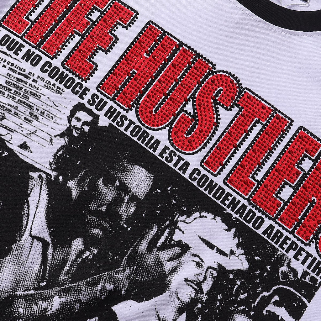 Life Hustlere Plata o Plomo Graphic T-Shirt ¡ª detail