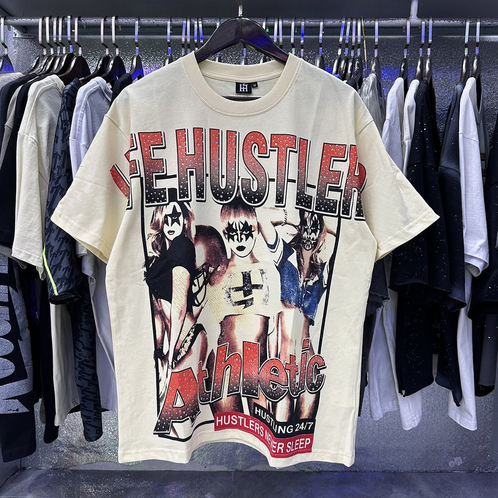 Life Hustlere Football Girls Graphic T-Shirt ¡ª context