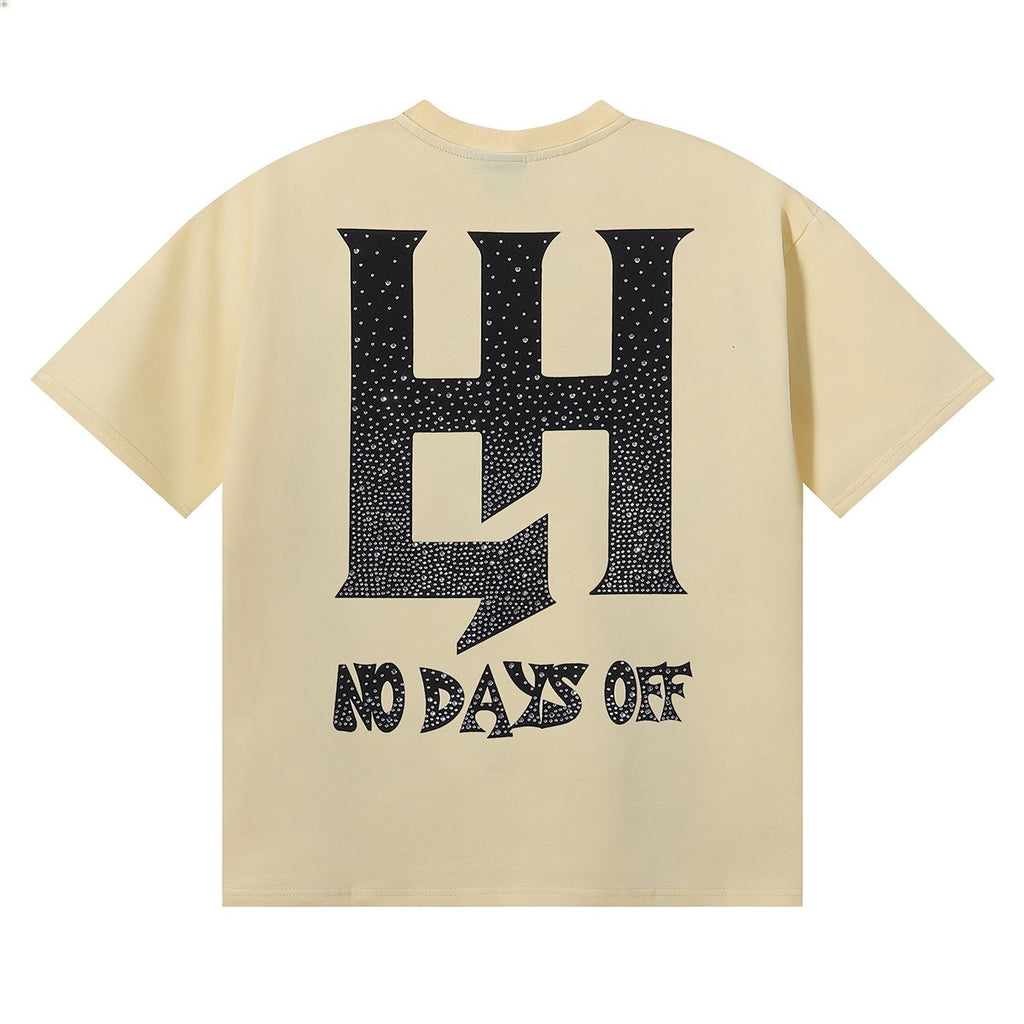 Life Hustlere Praying Angel Rhinestone Graphic T-Shirt ¡ª back