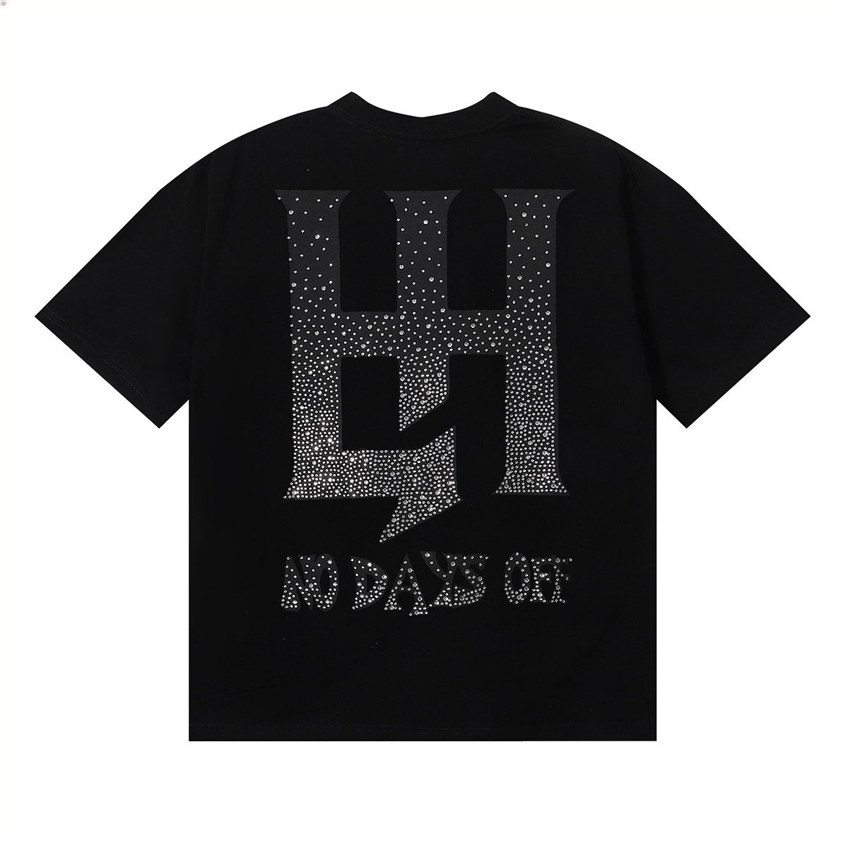 Life Hustlere Praying Angel Rhinestone Graphic T-Shirt ¡ª back
