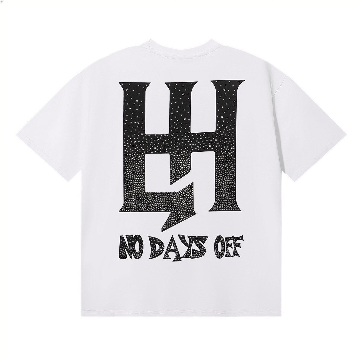 Life Hustlere Praying Angel Rhinestone Graphic T-Shirt ¡ª back