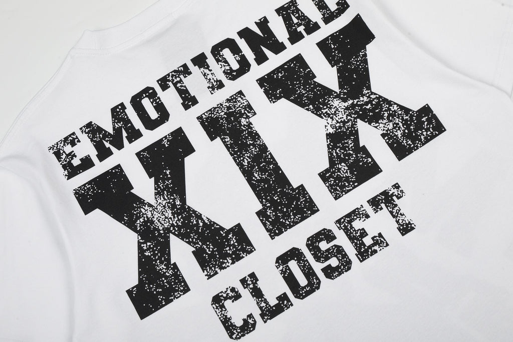 MIXED EMOTION Distressed Skull Graphic T-Shirt ¡ª detail