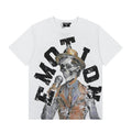 MIXED EMOTION Distressed Skull Graphic T-Shirt ¡ª hero