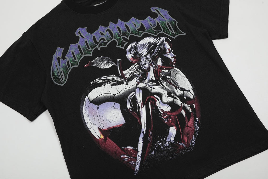 Godspeed Gothic Graphic T-Shirt ¡ª detail