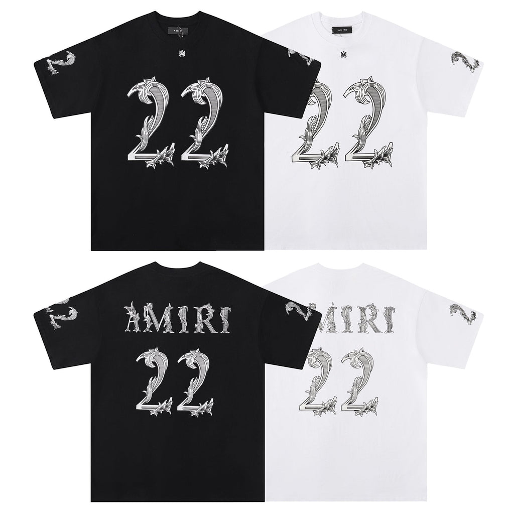 AMIRI Number Graphic Short-Sleeve T-Shirt ¡ª comparison