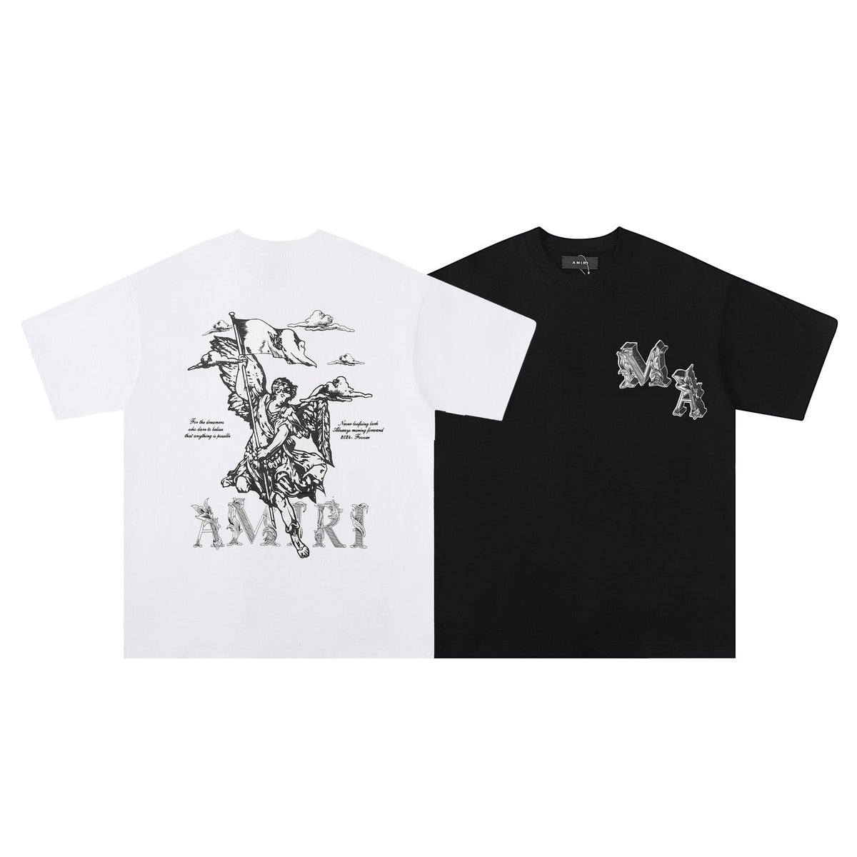 AMIRI Angel Flag Graphic T-Shirt ¡ª comparison