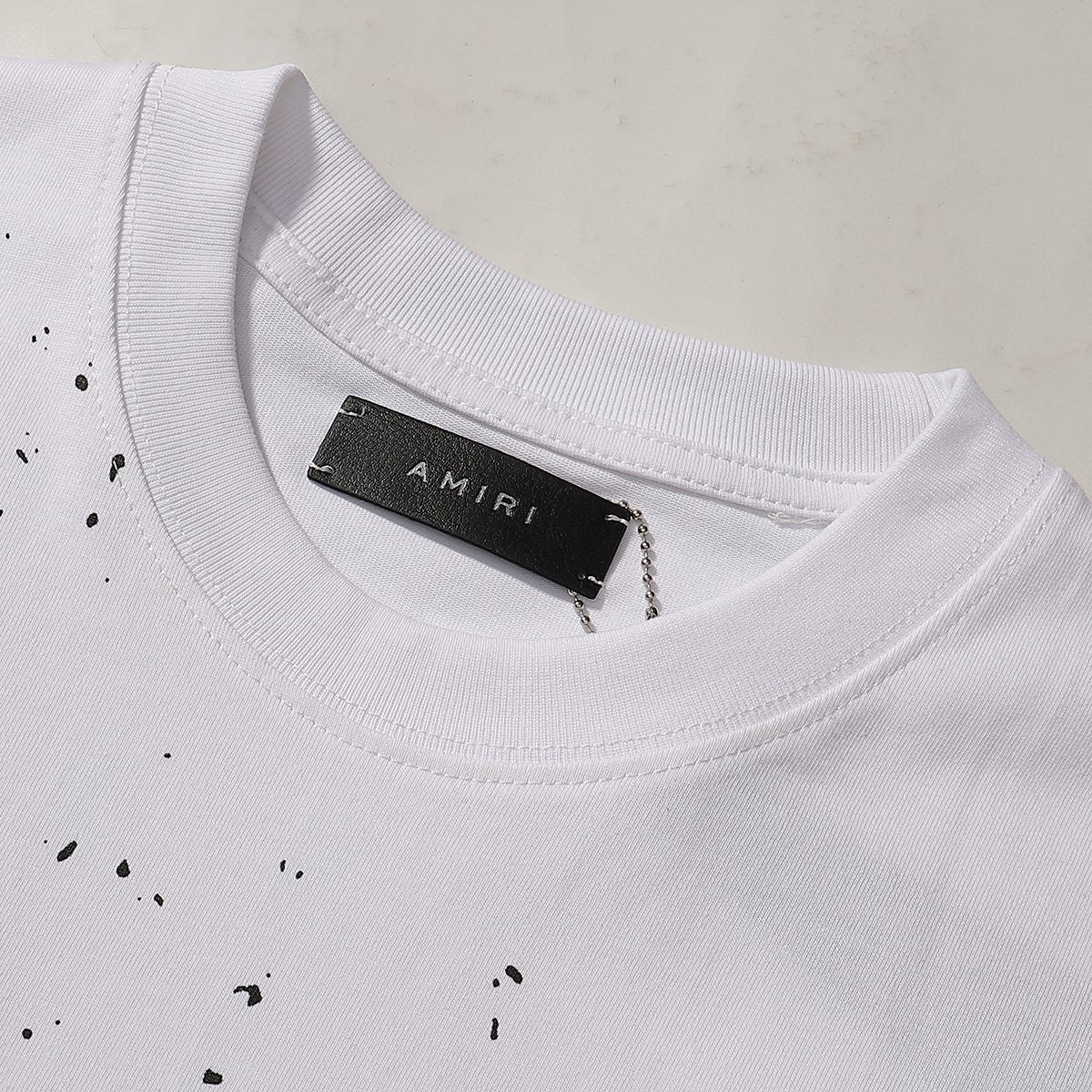 AMIRI Paint Splatter Graphic T-Shirt ¡ª neck_label