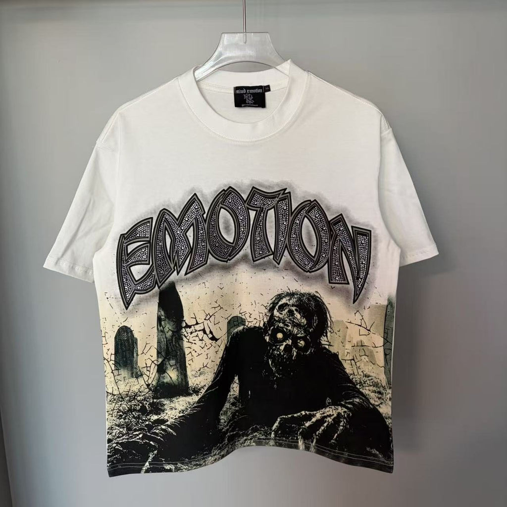 MIXED EMOTION Zombie Gothic Graphic T-Shirt ¡ª hero