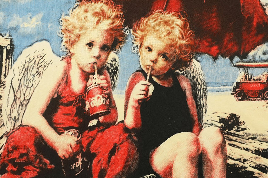 MIXED EMOTION Cherub Graphic T-Shirt ¡ª detail