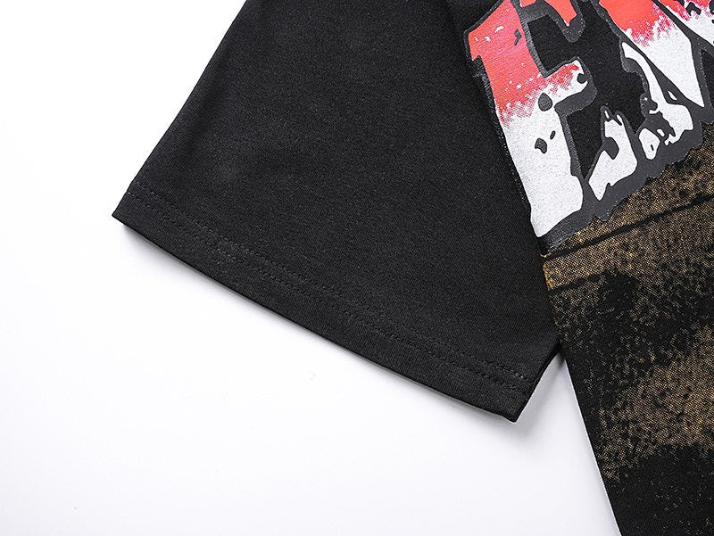 MIXED EMOTION Cowboy Graphic Short-Sleeve T-Shirt ¡ª detail
