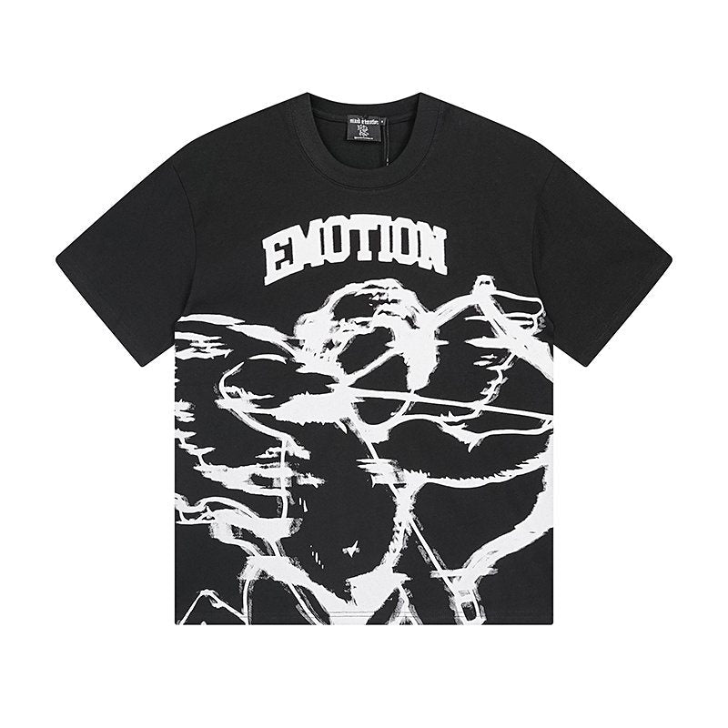 MIXED EMOTION Front-and-Back Graphic T-Shirt ¡ª hero