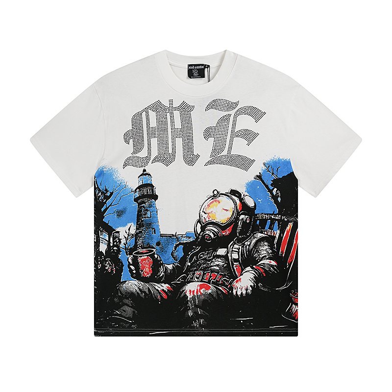 MIXED EMOTION Lighthouse & Diver Graphic T-Shirt ¡ª hero