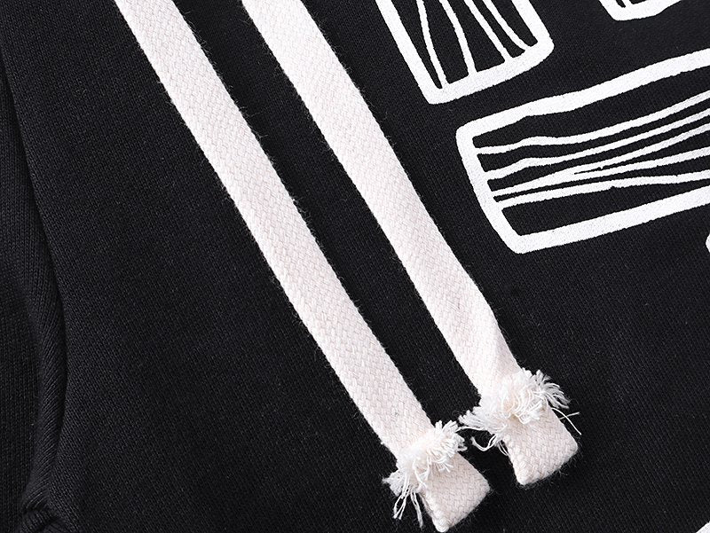 MIXED EMOTION Diamond Graphic Pants ¡ª detail