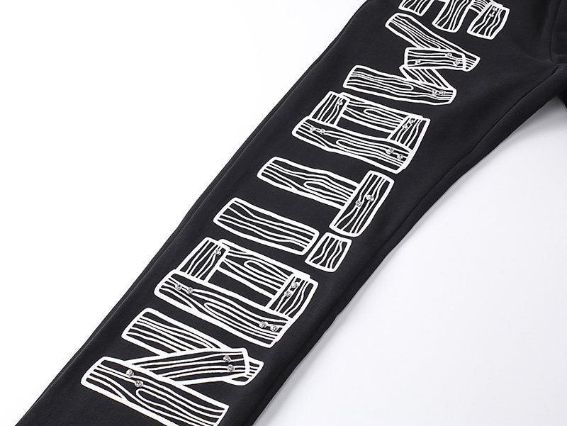 MIXED EMOTION Diamond Graphic Pants ¡ª detail