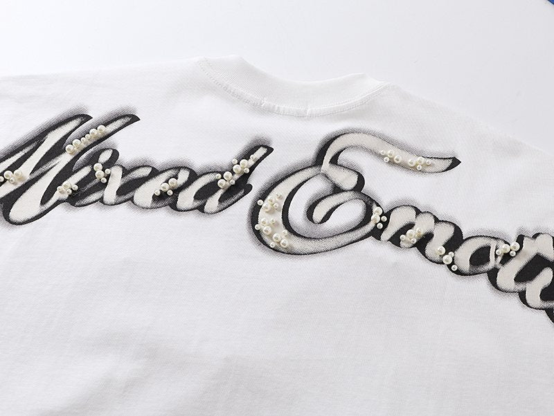 Mixed Emotion Portrait Graphic T-Shirt ¡ª detail