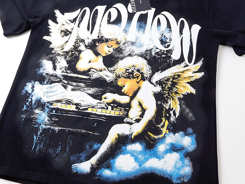 MIXED EMOTION Cherub Graphic T-Shirt ¡ª detail