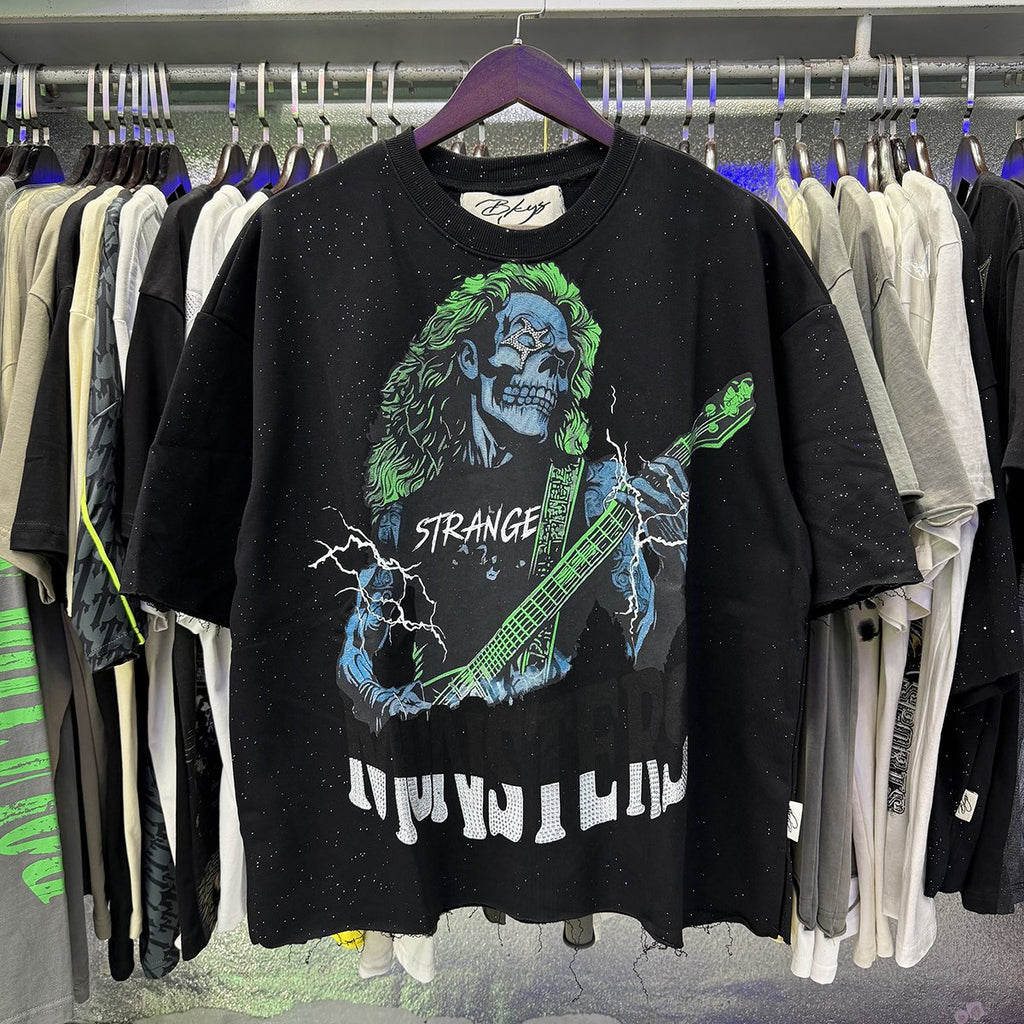 BKYS Revival No Discipline Rhinestone Graphic T-Shirt ¡ª context