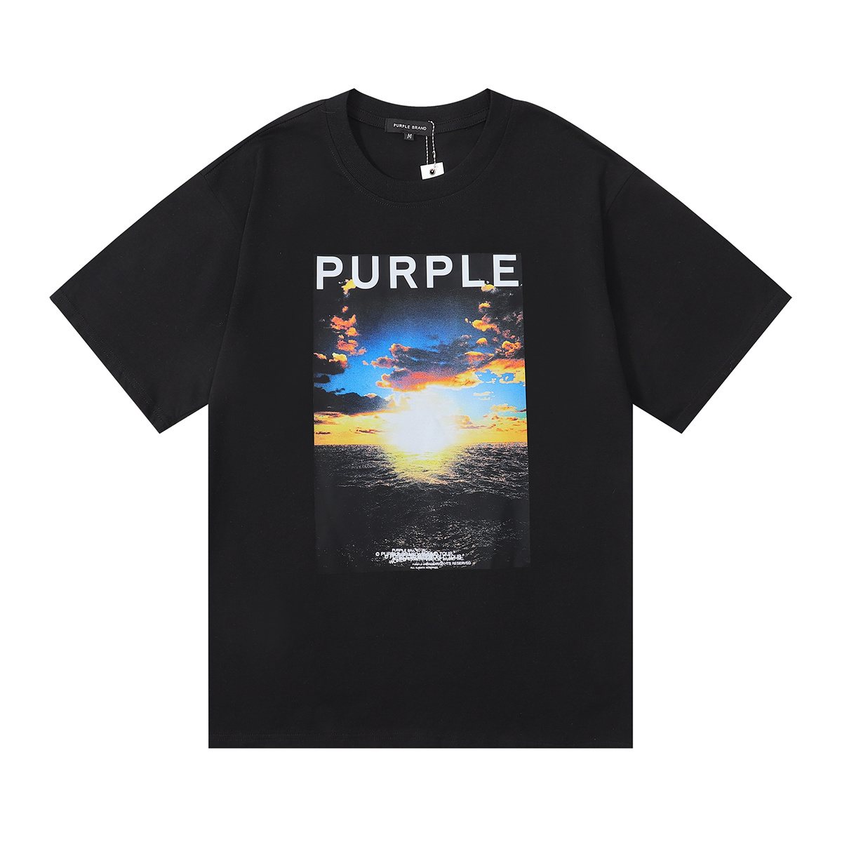 Purple Brand Ocean Sunrise Graphic Short-Sleeve T-Shirt ¡ª hero