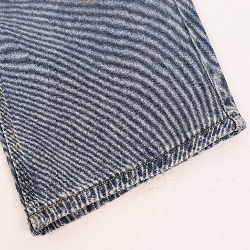 VALLEY Distressed Appliqu¨¦ Cargo Jeans ¡ª detail