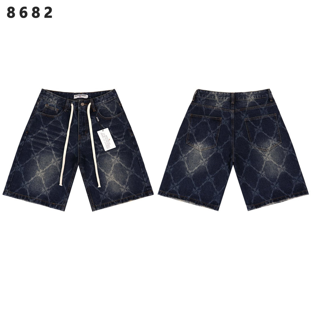 VALLEY Distressed Drawstring Shorts ¡ª front