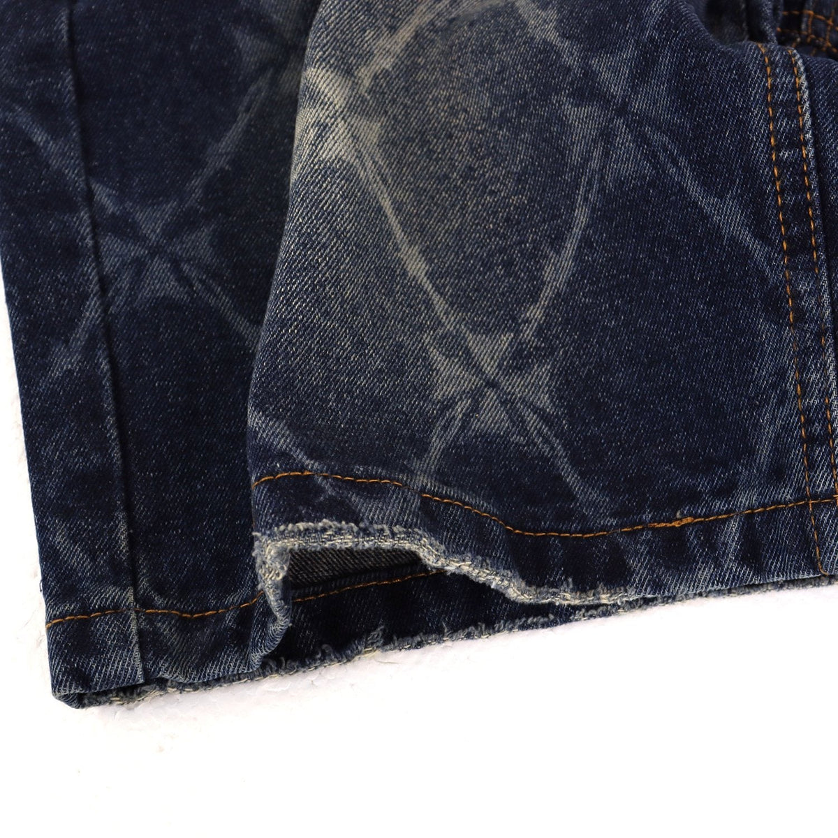 VALLEY Distressed Drawstring Shorts ¡ª fabric_closeup